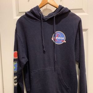NAVY BLUE LOGIC HOODIE